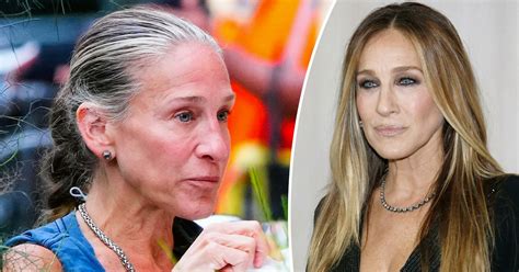 Foto von Sarah Jessica Parker ohne Makeup zeigt .